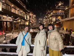 大久保・川村の温泉タオル集め旅４　冬本番！雪見風呂へ行こう